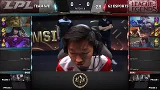 WE vs G2 (MSI 2017 1/2 final bo5) G1