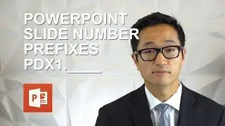 Adding Slide Prefixes for Powerpoint