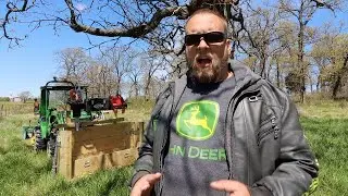 Using a three point carryall as a manlift