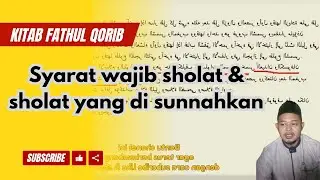 Requirements for Mandatory Prayers and Sunnah Prayers in the Book of Fathul Qorib