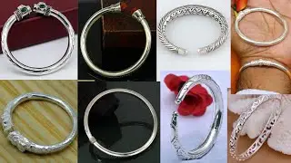 Мужские серебряные серьги kada с ценой l chandi ka kada design...