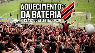 AQUECIMENTO BATERIA: Torcida Organizada Os Fanáticos no Atletiba - Athletico-PR x Coritiba (2026)