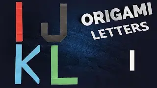 alphabet letters for origami - letter i
