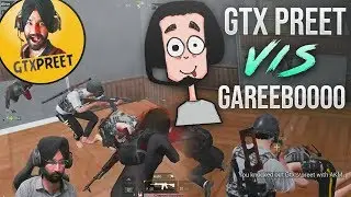#GAREEBOOO VS #GTXPREET GEORGOPOL FIGHT || #MDISCRAZY #PKGAMER IN SAME MATCH PUBG MOBILE
