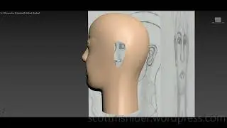 Flame: 3DS MAX Practice Polygon Head Model Video # 133 (01-09-2026)