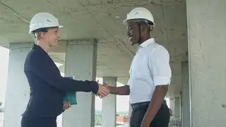 Handshake on Construction Site | Stock Footage - Videohive