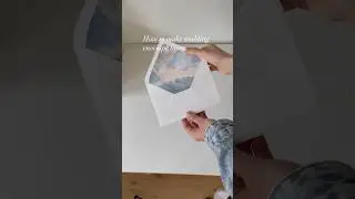 How to make envelope liner for wedding invitations at home  #weddinginvitation #envelope #tutorial