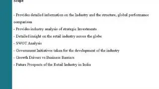 Indian Retail Industry