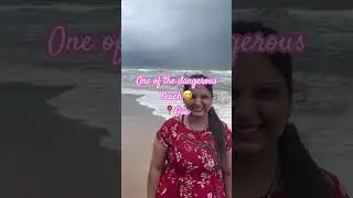 One of the dangerous beach i have ever visited in goa ✅ Anjuna beach goa☁️