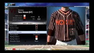 MLB 15 The Show Diamond Dynasty - Creation Of Virginia Tech! Best Uniforms