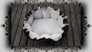 DIY 😻 Kuschelnest das Bett für Katzen & Hunde selber nähen