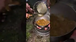 Melissa after effects ,cooking out doors