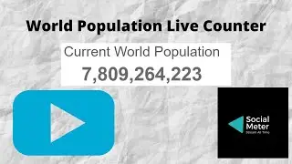 World Population Live Counter | Social Meter