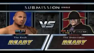 WWE || The Rock VS Undertaker || Submission Single Match || Pain Gameplay🔥🔥