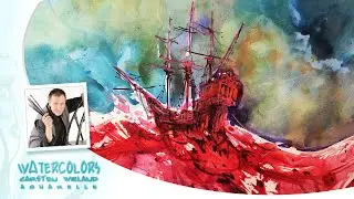 Easy Watercolor Expressive (Brush Dance): Rough OpenSea - Wieland Aquarell