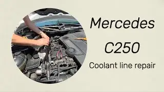 Fixing the Mercedes-Benz C250's notorious leaky coolant pipe