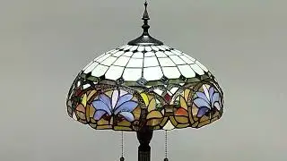 15718 tiffany lamp floor fixture 62 5 inch tall 16 inch shade fixturedisplays 3D