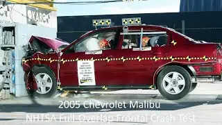 2005-2008 Chevrolet Malibu / Malibu Maxx / Malibu Classic NHTSA Full-Overlap Frontal Crash Test