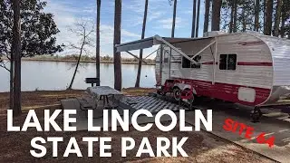 RV Camping at Lake Lincoln State Park Campground Mississippi (site 64/360)
