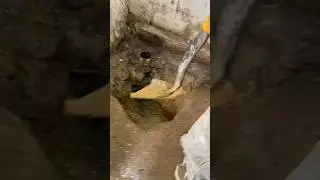 Digging Out For A Sump Pump Install In a Basement No More Flooding #handyman #sumppump #FixLeak #diy