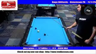 TWO DUMMYS AT BUGS - Nico Johns V TvMike - 8 Ball - R 9 $600 Mid - 11/1/25