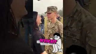 Soldier Reunited With Her Little twin Sister