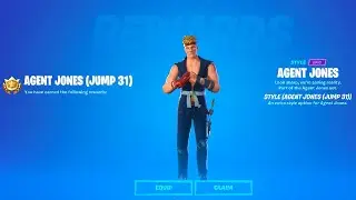 How to Unlock Agent Jones Jump 31 Edit Style - Fortnite