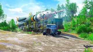 BILLION DOLLAR ROCKET DISASTER &ndash; Epic Truck Transport FAILS in Seconds!
