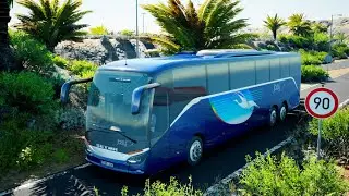 Setra S 517 HD POV Drive Morning Shuttle | ComfortClass | Tourist Bus Simulator