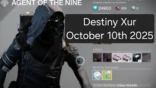 Destiny Xur October 10th 2025