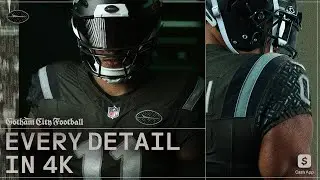 4K Behind The Scenes Look at Jets Gotham City Football Rivalries Uniforms