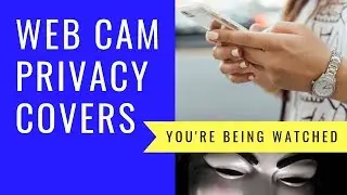 Webcam privacy cover 😎 You are being watched!