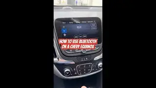 How to use Bluetooth in the #chevy #equinox #wilsonnc