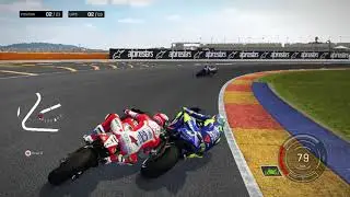 moto gp 2017.valencia.rossi ngamuk star dri blkng  fps 30 :(