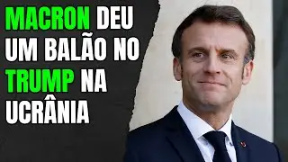 Macron da um balão no Trump e passa a liderar a inteligência fornecida para a Ucrânia