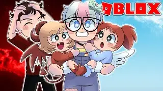 We Adopted A Baby Demon & A Baby Angel In Roblox!