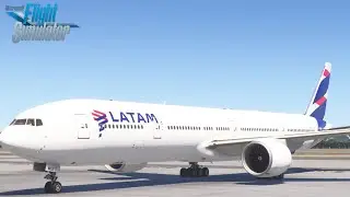 Microsoft Flight Simulator 2024 / Boeing 777-300 Da Latam / Guarulhos ✈ S&atilde;o Jos&eacute; Dos Campos