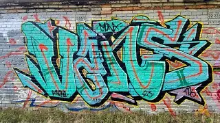 Граффити совместный покрас , рисуем на Лайне. Monx, FST, SLIL . Graffiti on train line
