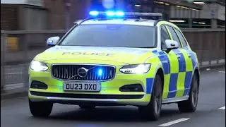 Hertfordshire Constabulary, Marked Volvo V90, RPU (Roads Policing Unit), responding in Stevenage.