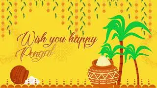 Wish you happy Pongal | Pongal after effect template | AE  templates