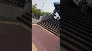 sector 28 Faridabad | platform no. 1| Delhi metro