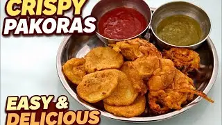 Crispy Mixed Veg Pakora| Perfect Crispy Pakora Recipe 😍| Indian Breakfast  #5minrecipe #easyrecipe 