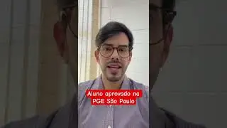 Alexandre, aluno Aprova&ccedil;&atilde;oPGE aprovado na PGESP🔥
