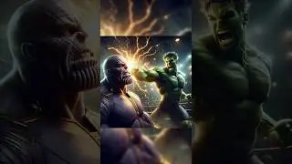 big muscular hulk😠 VS big muscular thanos👿 fight in UFC 🤯 #viral #viralshorts #fighting #ai #music