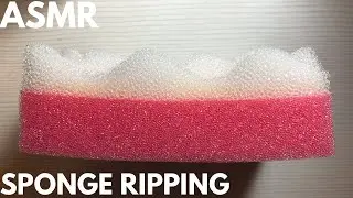 ASMR Bath Sponge Ripping