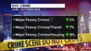 NYC data shows major crimes are down