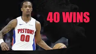 DETROIT PISTONS HIT 40 WINS FOR THE FIRST TIME SINCE 2018-2019