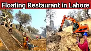 First Floating Restaurant in Lahore ll Canal Ship Restaurant ll Mega Project ll Vlogger Khalid