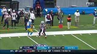 JC Jackson Interception | Patriots vs Chargers