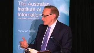 Hon Bob Carr speaking at the AIIA NSW 2014 Charteris Dinner & Oration